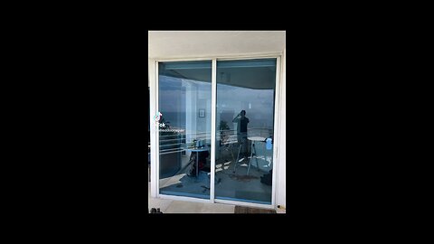 Sliding glass door repair; roller replacement and track refurbishing, in Pompano Beach, Fl.
