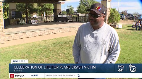 Celebration of life held for Santee plane crash victim