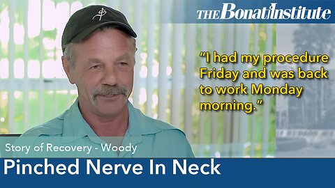 Woody's Story of Recovery from a Pinched Nerve in his Neck