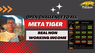 Meta Tiger is real non working income system #MetaTiger #dai