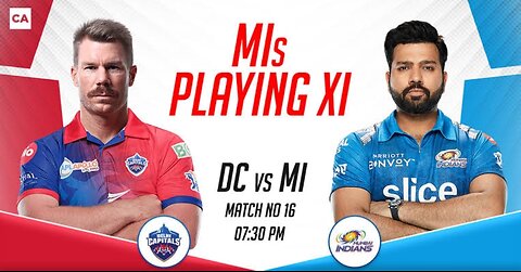 #IPL_2023 #Mi_vs_Dc_Match16