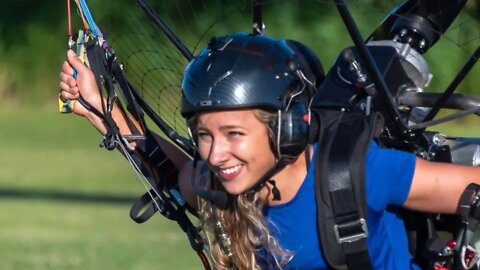 Wisconsin Powered Paraglider - Joanna's Solo 2020!