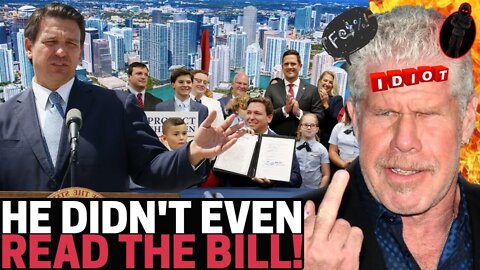 RON PERLMAN GOES INSANE! Woke Hollywood Actor TRASHES New Florida Bill AND HE NEVER EVEN READ IT!