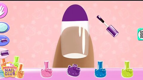 Hello Kitty Nail Salon - kids App 👶No Copyright Videos👶 #nailsalon #kidsgames #kidsgamevideo Clip 20