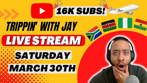 16k Sub Celebration! LIVE Reactions and Hangout! #travel