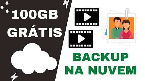 NÃO PERCA MAIS SUAS FOTOS E VÍDEOS! 100GB DE BACKUP NA NUVEM GRÁTIS!