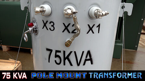 Pole Mount Transformer - 75 KVA for Residential Power Distribution and Electricity