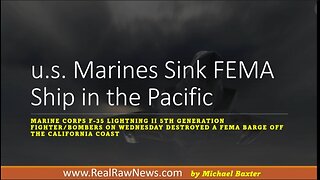 u.s. Marines Sink FEMA Barge in Southern California