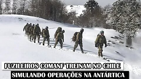 Fuzileiros COMANF Treinam No Chile Simulando Operações Na Antártica