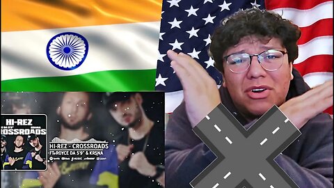 AMERICAN REACTS TO Hi-Rez - Crossroads Ft. Royce Da 5'9" & KR$NA