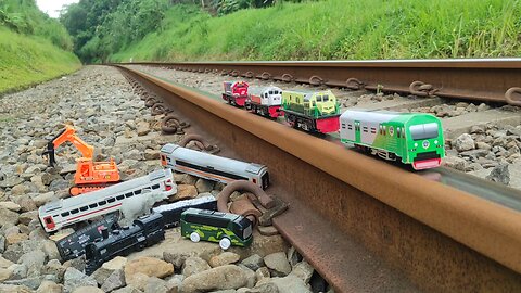 Tains Toys Accident Indonesia Trains Toys Kids