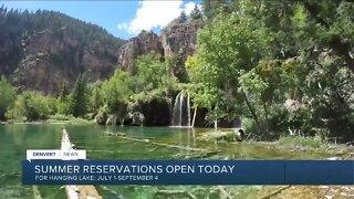 Reservations open today for Hanging Lake this summer
