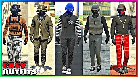 Top 5 Best Easy To Make Male Tryhard Outfits #49 (GTA Online)