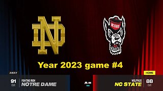 CFB 24 Notre Dame Fighting Irish Vs NC State Wolfpack Year 2023