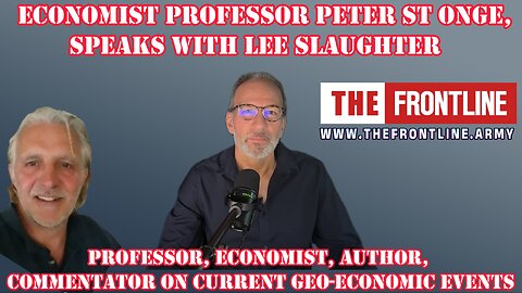 Economist Prof. Peter St Onge, speaks with Lee Slaughter