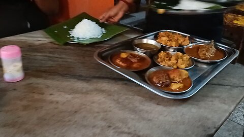 Delicious Bengali Thali at Kolkata India