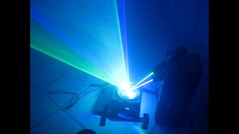 Laser "Midair Hologram" Time Tunnel Light Show Machine!