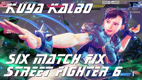 Kuya Kalbo Six Match Fix Street FIghter 6: 05-10-2024, switching to PC, re-qualifying rank set
