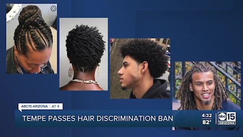 City of Tempe passes ordinance banning discrimination for hairstyle