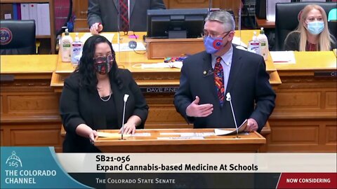 Colorado Bipartisan Bill To Protect Teachers & Students, SB 21 56 Cannabis Based Medicine at Schools