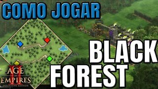 Como jogar FLORESTA NEGRA no Age of Empires 2? BLACK FOREST