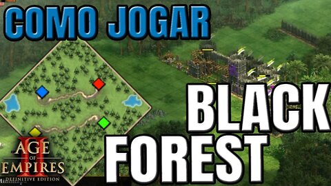 Como jogar FLORESTA NEGRA no Age of Empires 2? BLACK FOREST