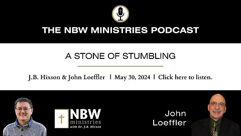 A Stone of Stumbling with John Loeffler