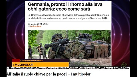 Germania, ora si fa sul serio: Leva militare!