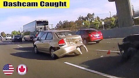 North American Car Driving Fails Compilation - 453 [Dashcam & Crash Compilation]