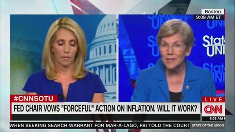 Elizabeth Warren is worried about recession? - 8/29/22