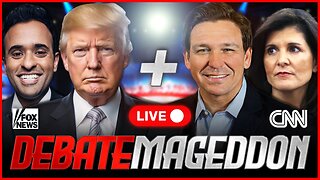 DEBATEMAGEDDON: Trump vs. Fox News LIVE! DeSantis and Haley vs. CNN LIVE! Vivek NUKES The News 🔥