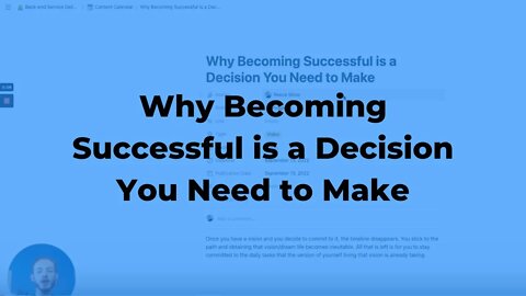 Why Becoming Successful is a Decision You Need to Make (SMMA Success)