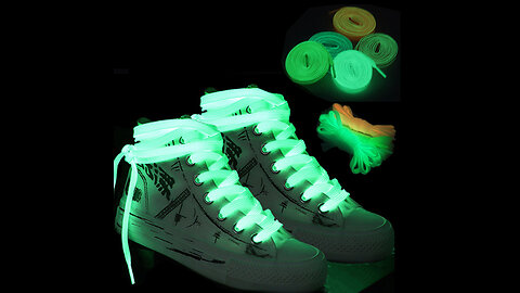 1 Pair Luminous Shoelaces (link in description)