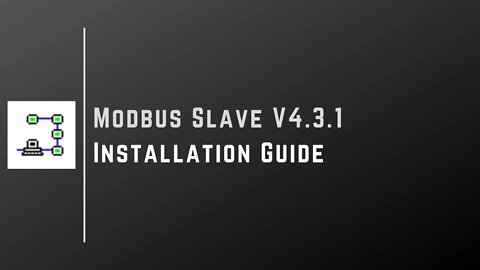 Modbus Slave V7.3.1 | Installation Guide |