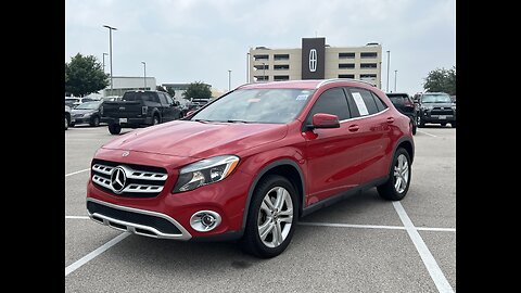 Audrey the Lincoln Lady 2019 Mercedes GLA250 in Jupiter Red