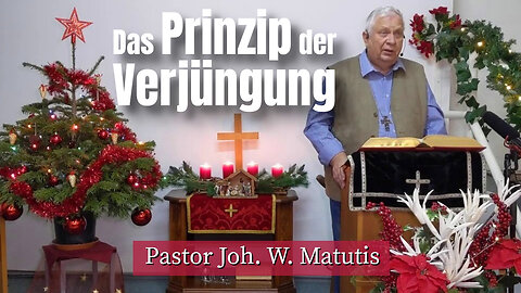 Joh. W. Matutis - Das Prinzip der Verjüngung - 28. Dezember 2022