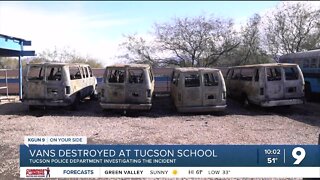 Fire and vandalism at Tucson Country Day Charter School, investigation underway