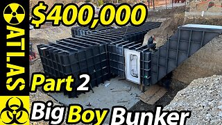 Big Boy bunker with a $100,000 Gun room Part 2- STAIRS