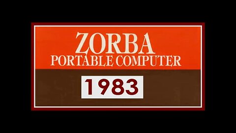 1983 Telcon ZORBA Gemini Personal Computer History Portable (Laptop, Osborne, Kaypro, CP/M)