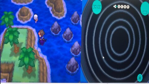 Virizion VS. Octillery Swimmer battle full on Route 21 in Pokémon Black 2