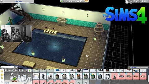 We Build a Basement Pool | The Sims 4