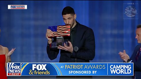 Enes Kanter Freedom on Receiving The Most Valuable Patriot Award: ‘touched my heart so much’