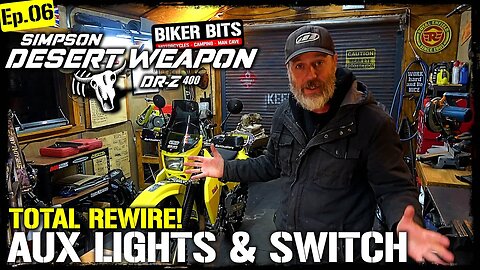 DRZ400 - AUX Lights & Switch - Ep.06!