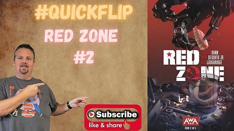 Red Zone #2 AWA Artists Writers & Artisans Inc #QuickFlip Comic Review Bunn, Deodato Jr. #shorts