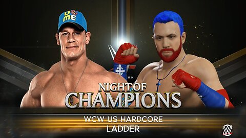 LADDER MATCH: Cash Daily vs John Cena - WCW Hardcore Championship at Night of Champions