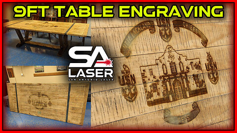 Engraving a 9ft Table!