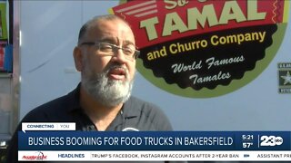 Business is booming for food trucks in Bakersfield