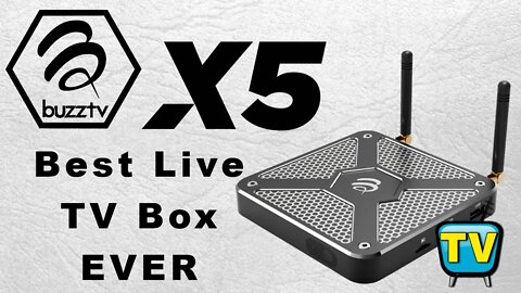 BuzzTV X5 128AI Android 11 TV Box - You've never seen Live TV like this!