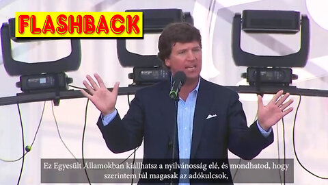 Flashback: Tucker Carlson From Budapest, Hungary 08/24/23..