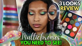 NEW MULTICHROMES You Need To Try! | Black Moxy Trippy Shroom Palette Review & 3 Looks